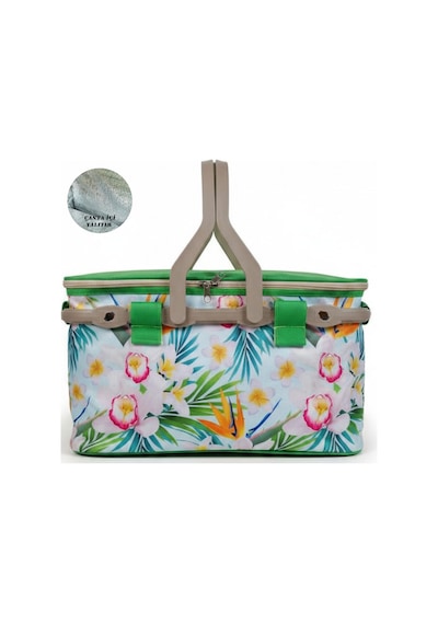 25 Lt Piknik Sepeti 1072 Picnic Bag -326 Karışık/Çok Renkli