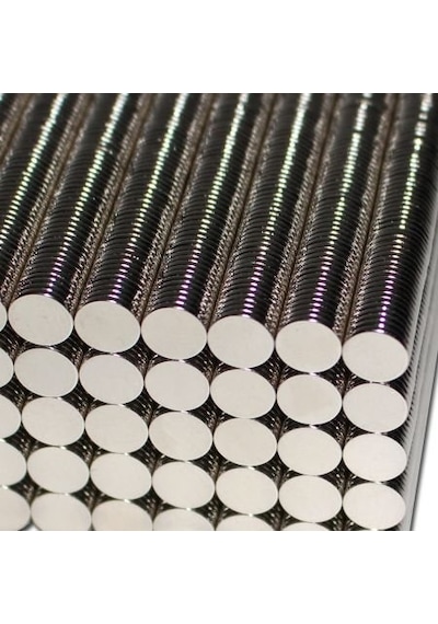 Neodyum Mıknatıs Yuvarlak D 8X1MM Çap - 15 Adet