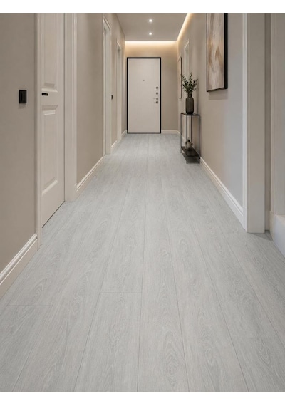 2,23m² Alan Kaplar Spc Parke 4+1mm Plastik Suya Dayanıklı Kilitli Geçmeli Zemin Kaplama Dumanlı