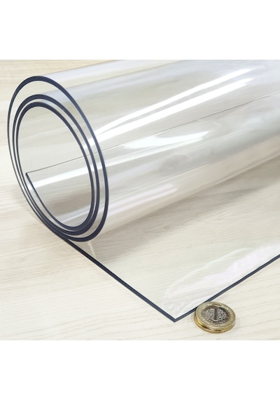 Şeffaf Pvc 3.5 MM Kalın Masa Örtüsü Kaymaz Kaydırmaz Koruyucu