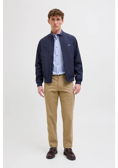 Jack & Jones Erkek Jprblubrad Mevsimlik Bomber Ceket 12273393 Lacivert Lacivert