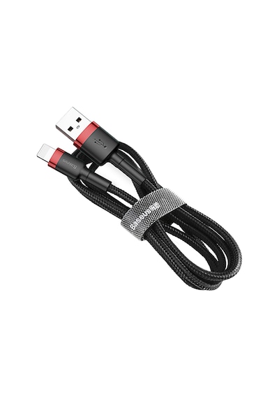 Baseus CALKLF-C19 Cafule 1.5 A Lightning Şarj Kablosu Siyah 2 M