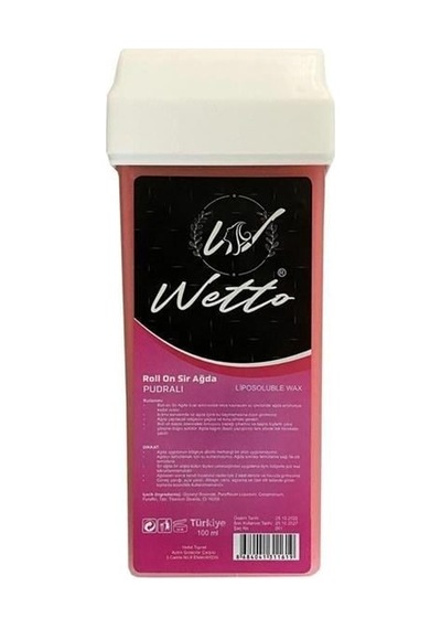 Wetto Kartuş Ağda 100ml. Pudralı