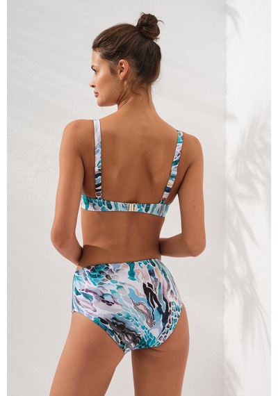 Pierre Cardin Gınger Balenli Kaplı Bikini Takım Coral 231235-D Çok Renkli
