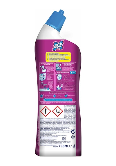 Ace Ferahlık Etkisi Ultra Power Jel Yoğun Çamaşır Suyu & Yağ Çözücü 750 ML