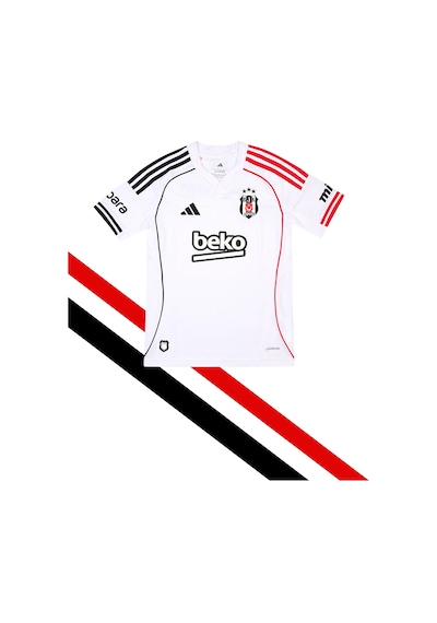 Lisanslı Adidas Beşiktaş Forma 25-26 Sezon Beyaz Çocuk Forması Uv Kutu