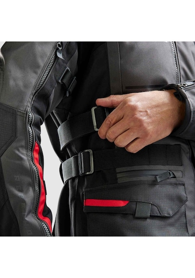Rebelhorn Cubby V Kışlık Motosiklet Montu Antrasit - Kırmızı - Siyah 75068