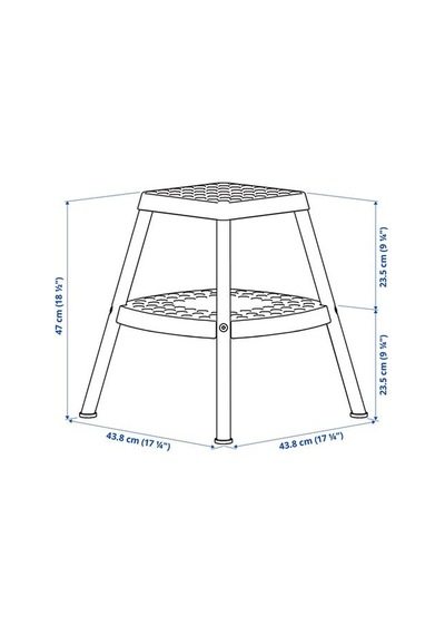 Ikea Haddarp Basamaklı Tabure, Turuncu