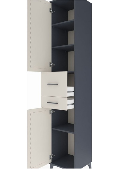 Hyperion Dolap 4 Raflı 2 Çekmeceli 2 Kapaklı 44x44x243 Antras... Antrasit Hyperion Dolap 4 Raflı 2 Çekmeceli 2 Kapaklı 44x44x243 Antras... Antrasit