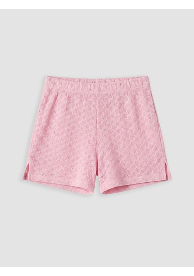 Lcw Dream Pembe Beli Lastikli Kadın Plaj Şortu