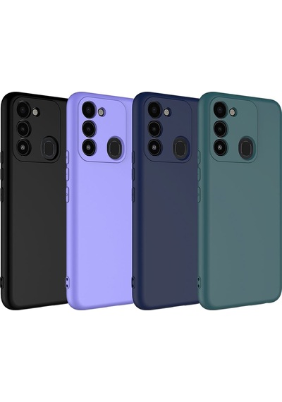 Tecno Spark 8c Kılıf Zore Mara Lansman İç Yüzeyi Kadife Kılıf