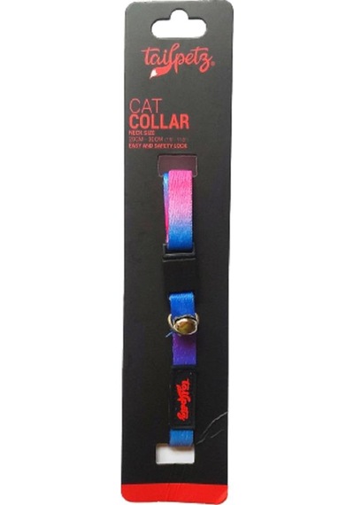 Tailpetz Cat Color Easy & Safety Lock Bavel Ayarlanır Kedi Boyun