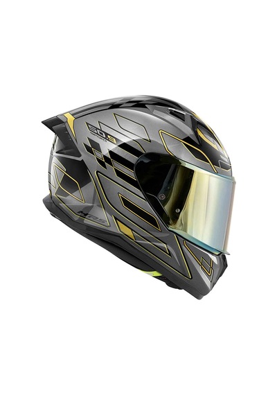 Givi 50.9 Assault Kapalı Motosiklet Kaskı Titanyum - Bronz