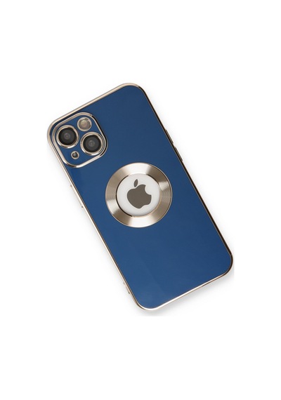 iPhone Uyumlu 14 Plus Kılıf Store Silikon - Mavi Çok Renkli