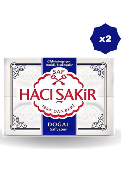Hacı Şakir Doğal Sabun 600 G 2 Adet