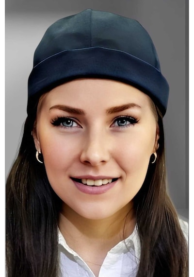 Unisex %100 Pamuklu Docker Şapka Lacivert