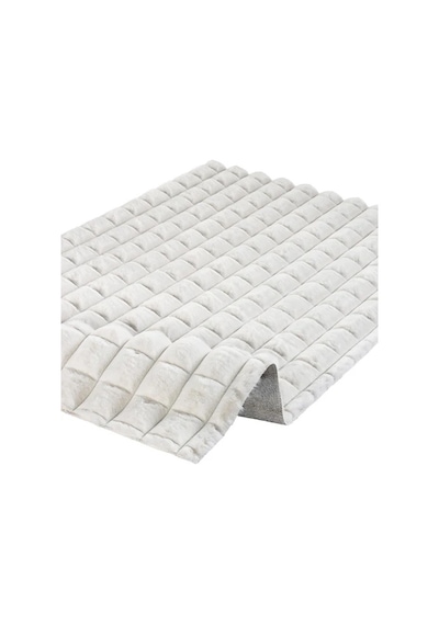 Apex Halı Diamante 7002 Krem Peluş Kaymaz Taban Dekoratif Halı