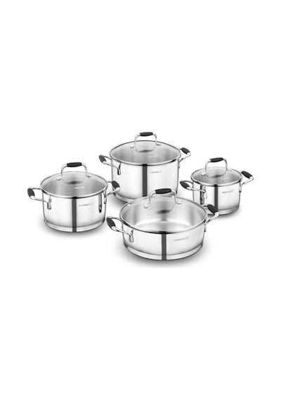 Korkmaz Flora 14 Parça Hiper Set Siyah A1758