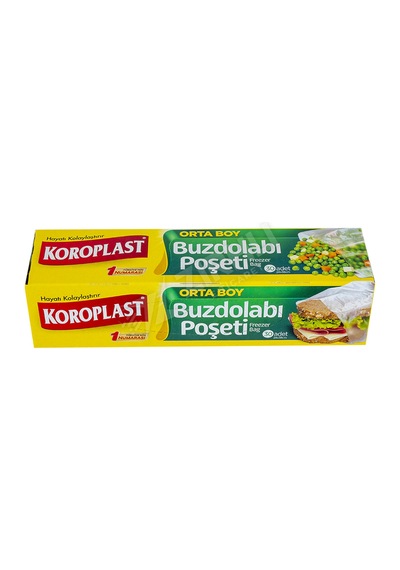 2 Adet Koroplast Orta Boy Buzdolabı Poşeti