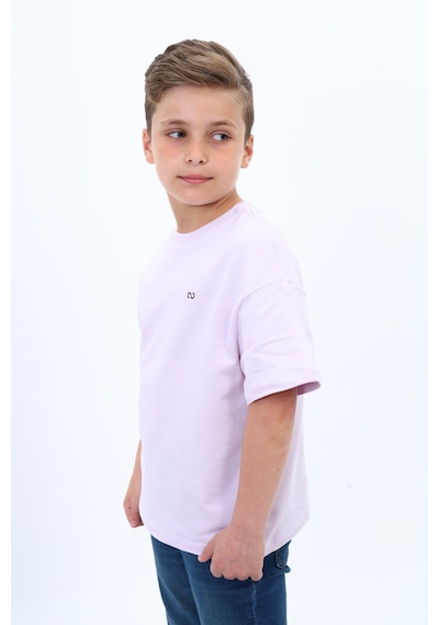 Toontoy Kids Toontoy Erkek Çocuk Pamuklu Bisiklet Yaka Kısa Kollu Düşük Omuz Baskılı Basic Tişört 22978 Açık Lila Toontoy Kids Toontoy Erkek Çocuk Pamuklu Bisiklet Yaka Kısa Kollu Düşük Omuz Baskılı Basic Tişört 22978 Açık Lila