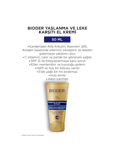 Bioder Leke Ve El Kremi 50 Ml