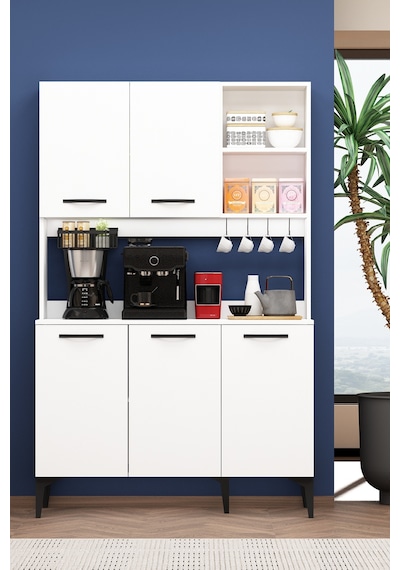 Riva Kahve Köşesi 3 Sepet Raflı 3 Kapaklı Airfry Kiler Dolabı Çok Amaçlı Beyaz Beyaz Riva Kahve Köşesi 3 Sepet Raflı 3 Kapaklı Airfry Kiler Dolabı Çok Amaçlı Beyaz Beyaz