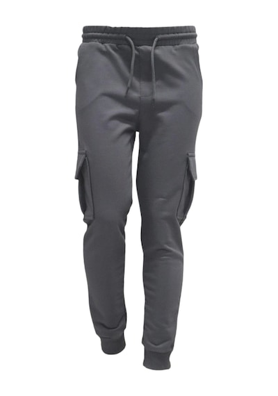 Ahengim Erkek Çocuk Basic Kargo Cepli Jogger Paça Okul Eşofman Altı Ak2322-1 Füme