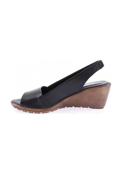 Dgn 7119-22y Kadın Dolgu Taban Sandalet 7119-2027-R1534 Siyah