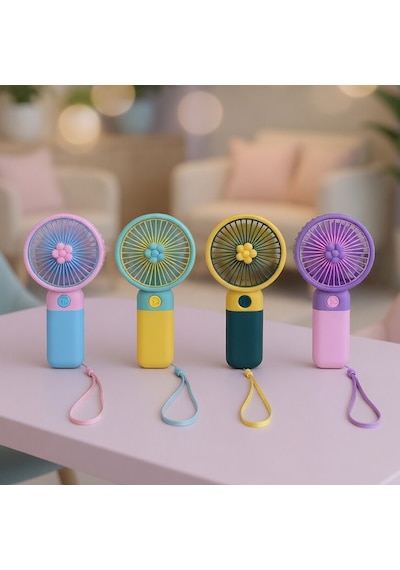 Usb'li Mini El Fanı - 1 Adet