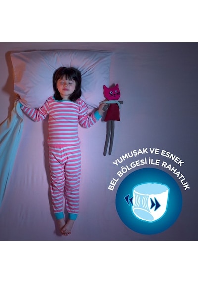 Drynites Kız 4-7 Yaş (17-30Kg) Small Gece Kültu 60 Adet (6Pk*10)