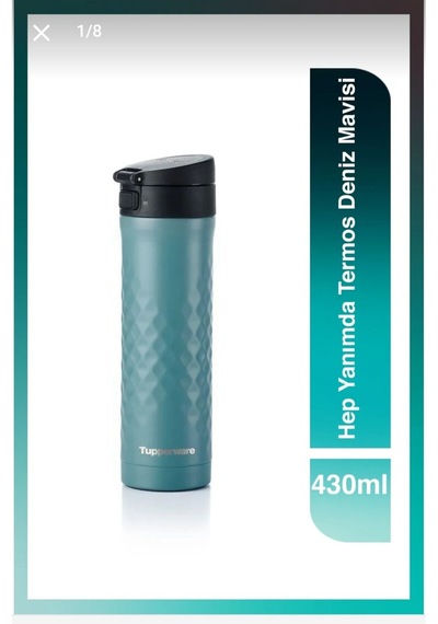 Hep Yanımda Termos 430ml Deniz Mavisi