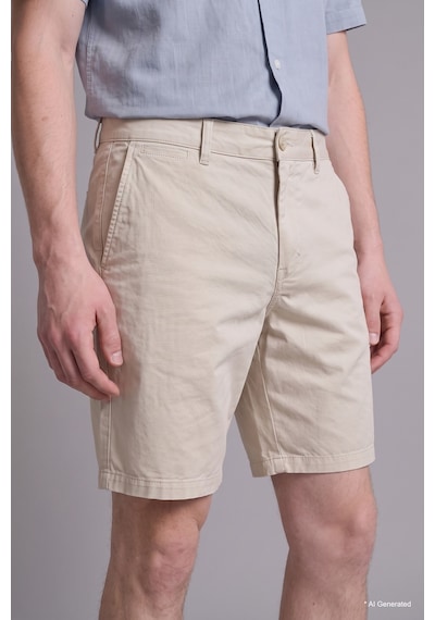 Defacto Nefes Alabilir Relax Fit Akışkan Kumaş Bermuda Bej Şort E0804ax26smbg186 Bej-bg186