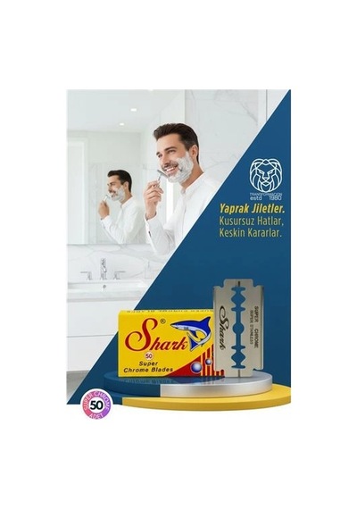Shark Super Chrome 50 Li Premium Paket - Profesyonel Jilet 719623