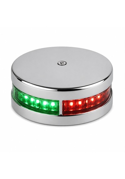 Sealux Marine Burun Feneri İskele/sancak Led 10-30v Krom