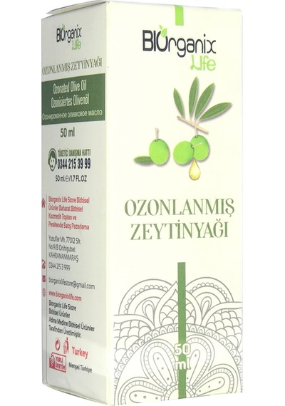 Biorganix Life Ozonlanmış Zeytinyağı 50 ML