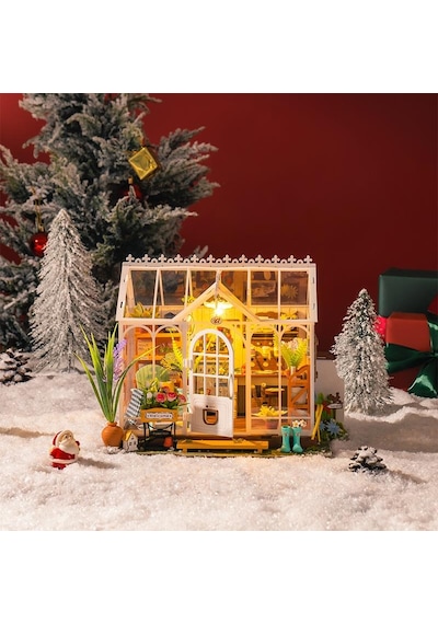 Rolife Dg163 Rüya Gibi Bahçe Evi Dreamy Garden House Dıy Minyatür Maket Model Seti Mini Dollhouse 3d Model Kit Detaylı Dekoratif Hobi Seti 3d Puzzle Tiny House