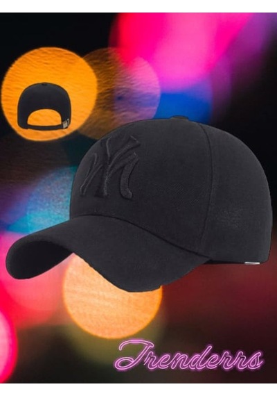 Tezzgelsin Unisex Ny Arkadan Ayarlanabilir Basic Beyzbol Kep Şapka Siyah