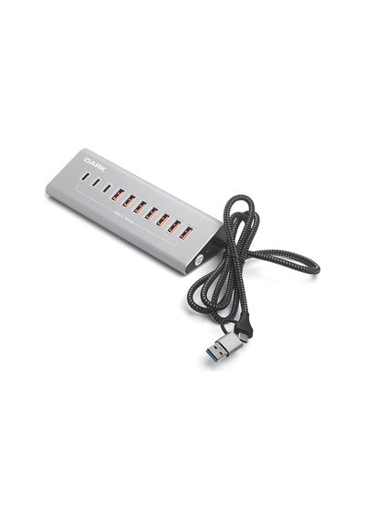 Connect Master 6+1 Hızlı Şarj Adaptörlü Usb Hub, Usb 3.0