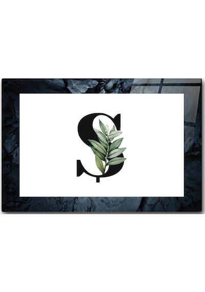 Decorita Cam Kesme Tahtası - Cam Kesme Tablası Harfli Tasarım Ş 20 CM x 30 CM