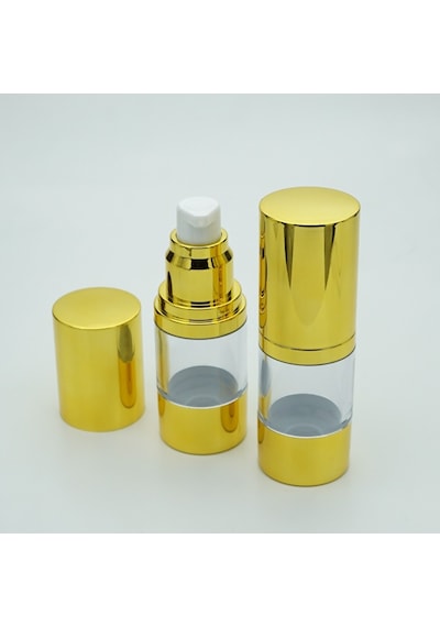 Losyon Ve Krem Şişesi 15 Ml 2 Adet Airless Şişe