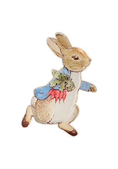 Meri Meri - Peter Rabbit Plates - Peter Rabbit Tabak - 12'li