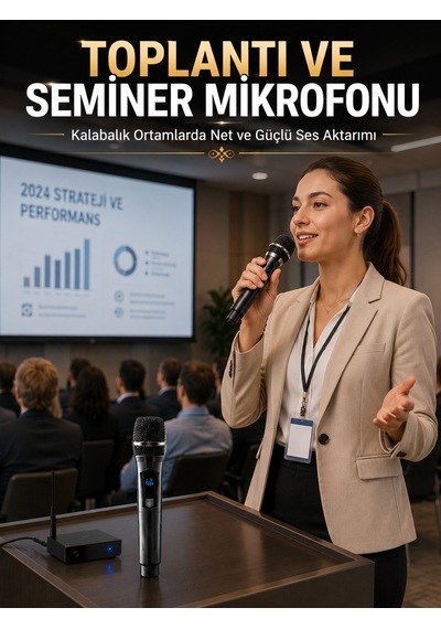 Çift Mikrofon Seti Profesyonel Ses Performansı - Lisinya