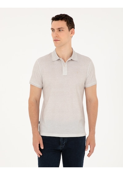 Pierre Cardin Erkek Bej Tişört 50288926-vr011 Bej