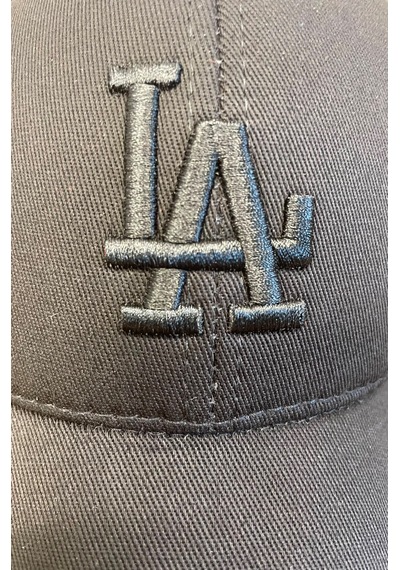 Hamze La Los Angeles Nakışlı Unisex Baseball Cap Şapka Siyah - Siyah