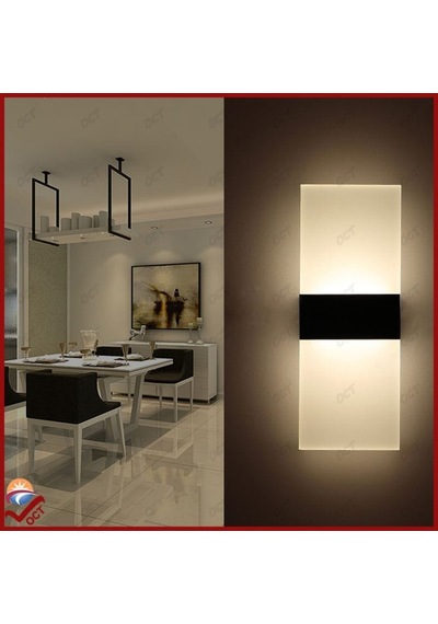 12 Watt 3000 Kelvin Modern Tasarım Salon, Yatakbaşı Aplik, Led Duvar Aplik Elektrikle Çalışır Beyaz