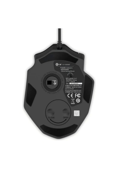 X41 Rgb Oyuncu Mouse 12400 Dpı Kablolu Gaming Mouse 11 Tuşlu Standart