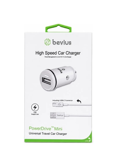 Erdo Ticaret Type-c Beyaz 12w Kablolu Araç Şarj Cihazı Bvs-au502 Erdotıca Standart