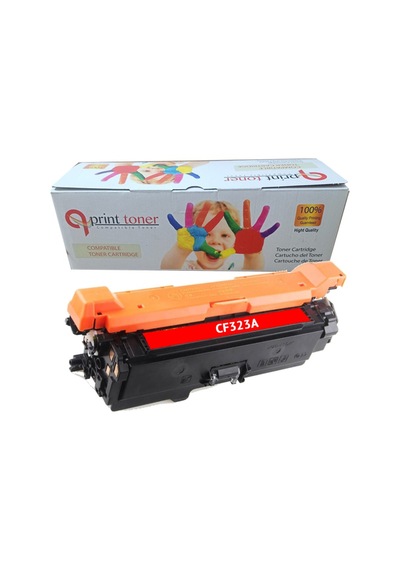 Qprint Toner Hp 652a Cf323a Kırmızı Uyumlu Toner M651dn M680dn Cz248a Cz249a Cz250a Cz256a Cz257a