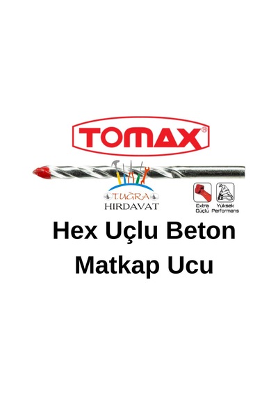 Tomax Beton Delme Matkap Ucu 4 mm