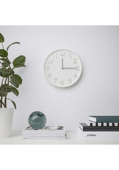 Ikea Tromma Duvar Saati 25 Cm Beyaz
